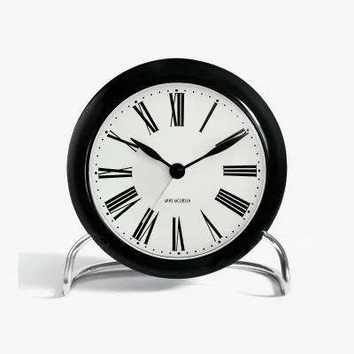 Nordic Nest AJ Roman table clock black