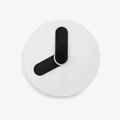 Nordic Nest Bold wall clock white