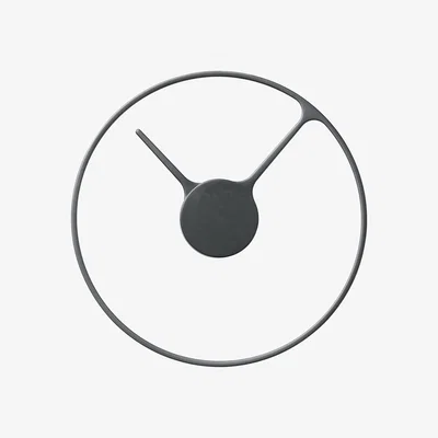 Nordic Nest Stelton Time wall clock Ø 30 cm black