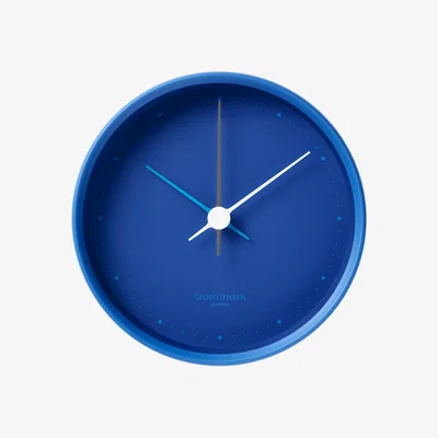 Nordic Nest Georg Jensen Koppel wall clock Ø10 cm Iconic blue