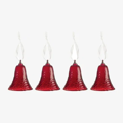 Nordic Nest Cooee Design Gry bell clock 8 cm Deep red