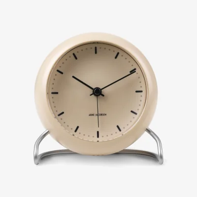 Nordic Nest AJ City Hall table clock sandy beige
