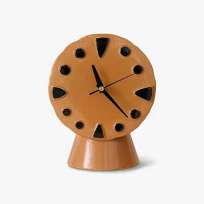 Nordic Nest HKliving Retro ceramic clock 20.8 cm Peach