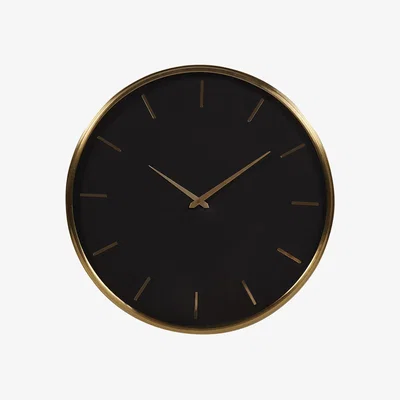 Olivia's Libra Interiors Dial Wall Clock Black