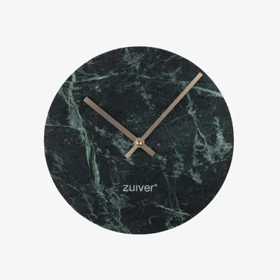 Olivia's Zuiver Clock Marble Time Green | Outlet