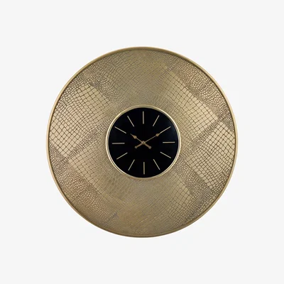 Olivia's Olivia's Maggie Wall Clock in Brass Croc
