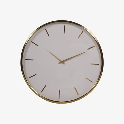 Olivia's Libra Interiors Dial Wall Clock White