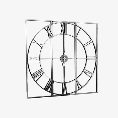 Olivia's Hill Interiors Celina Mirrored Wall Clock