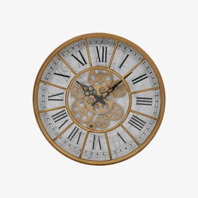 Olivia's Libra Blackwell Gold Skeleton Moving Cog Clock