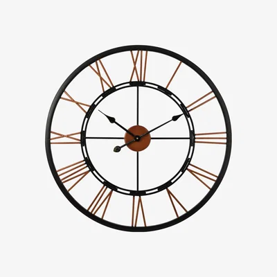Olivia's Libra Skeletal Wall Clock Black