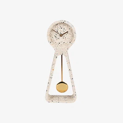 Olivia's Zuiver Pendulum Time Mantel Clock White