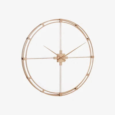 Olivia's Olivia's Gold Dual Ring Round Wall Clock