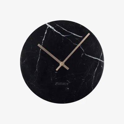 Olivia's Zuiver Clock Time Marble Black