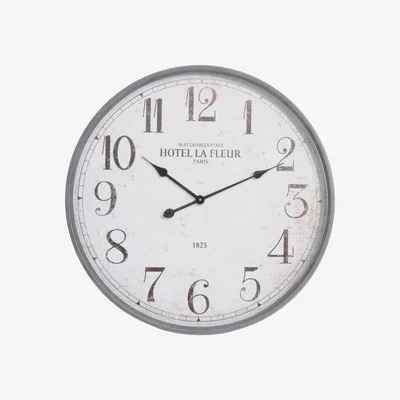 Olivia's Libra Hotel La Fleur Wall Clock