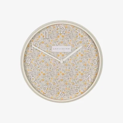Downtown Artichoke 9 Inch Summer Meadow Clock