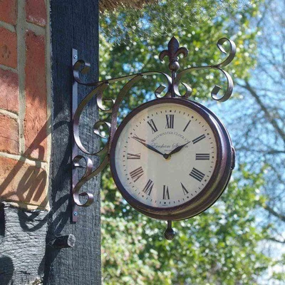 Downtown Marylebone Station Wall Clock & Thermometer 8'
