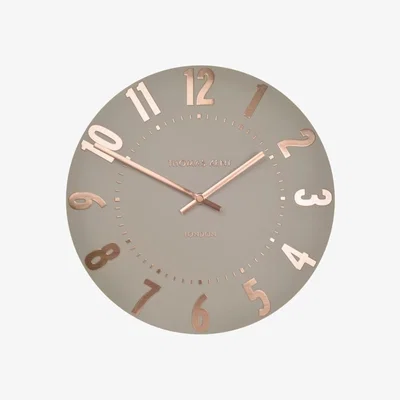 Downtown Thomas Kent Rose Gold Wall Clock