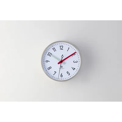 Perch and Parrow Jules Contemporary Metal Clock, Small