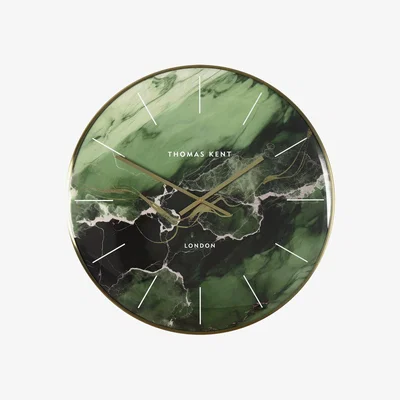 Perch and Parrow Phoenix Wall Clock in Emerald