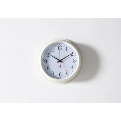 Perch and Parrow Mina Small Wall Clock in Cream