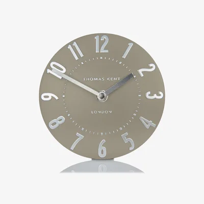Perch and Parrow Blair Mantel Clock in Mocha