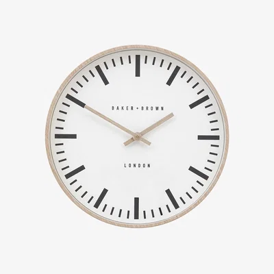 Perch and Parrow Evelyn Wall Clock