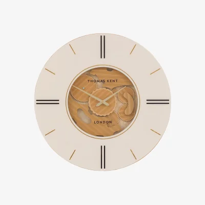 Perch and Parrow Cog Clock in Oak