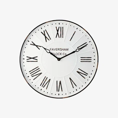 Perch and Parrow Basil Large Vintage Wall Clock