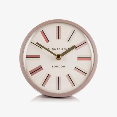 Perch and Parrow Nora Clock in Dusty Pink