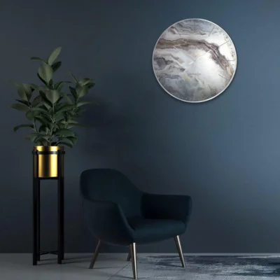 Pagazzi Oyster Large Grand Clock Grand Glacier 26in