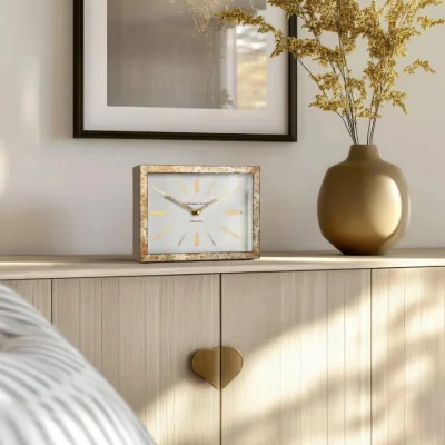 Pagazzi Smithfield Mantel Clock Bronze 8in