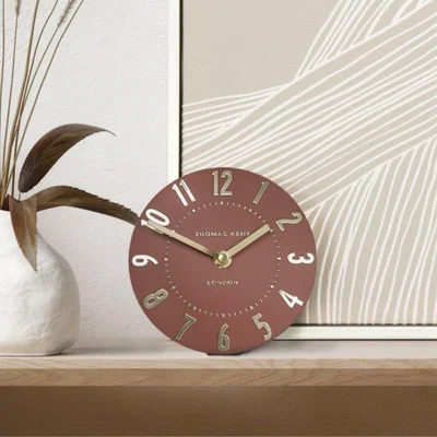 Pagazzi Thomas Kent Mulberry Mantel Clock Auburn
