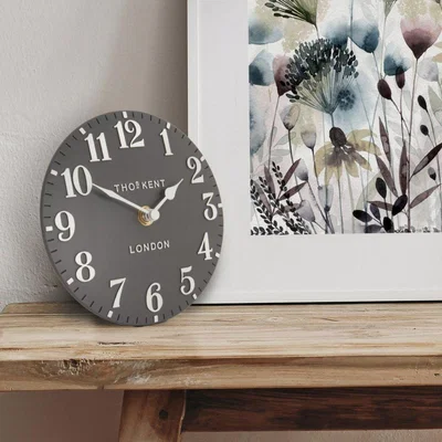 Pagazzi Thomas Kent Arabic Mantel Clock Dolphin