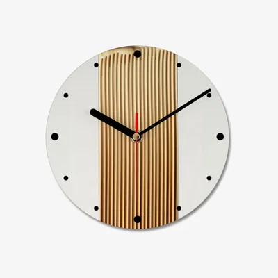 The Range Gold Art Wall Clock - Gold