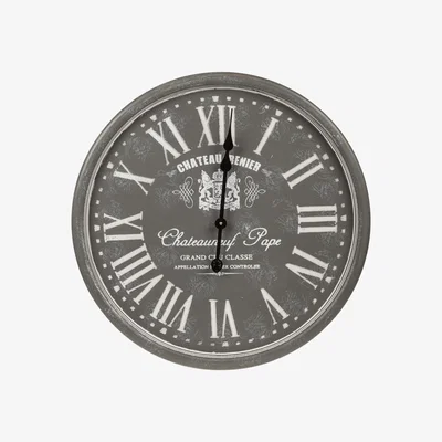 The Range Chateau Renier Clock - Grey