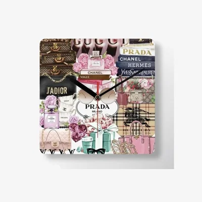 The Range Fashion Design Wall Clock - Pink