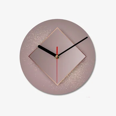 The Range Rose Gold Wall Clock - Pink