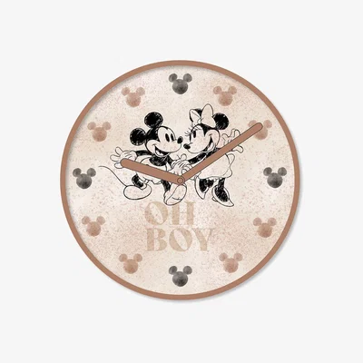 The Range Mickey Mouse Blush Wall Clock - Pink