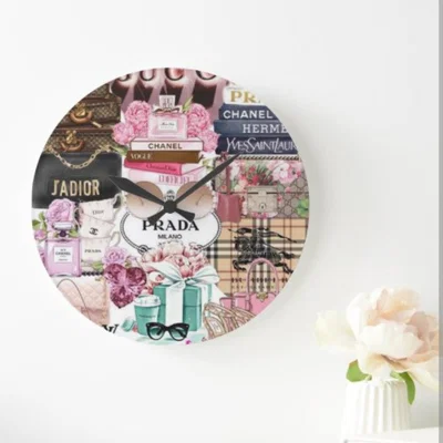 The Range Pink Fashion Wall Clock - Pink