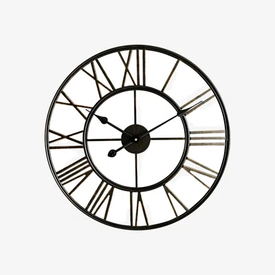 The Range Brush Bronze Metal Clock - Brush Bronze