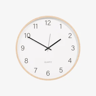 The Range Wood Effect Frame Clock