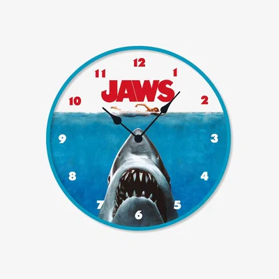 The Range Jaws (Rising) Wall Clock - Blue
