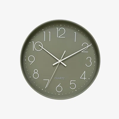 The Range Matte Wall Clock - Sage