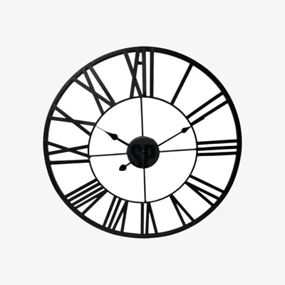 The Range Skeleton Clock - Black