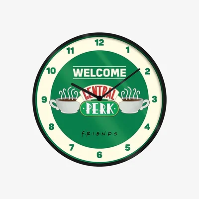 The Range Friends Central Perk Wall Clock - Green