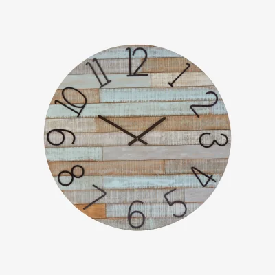 The Range Castlewood Fir Wood Clock