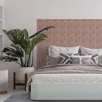 The Range Walplus Wall Tiles Stickers - Pink, Light Pink / 24 / 15.5cm / 15cm