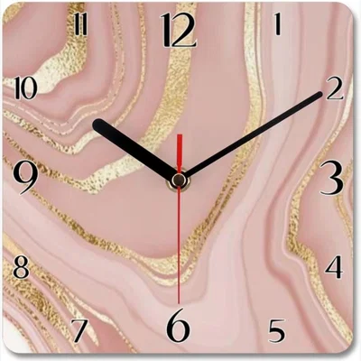 The Range Gold And Pink Wall Clock - Pink