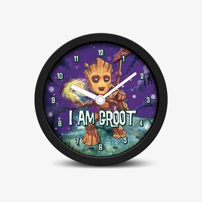 The Range Guardians Of The Galaxy Desk Clock - Purple