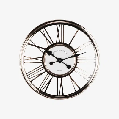 The Range Rose Gold Round 3D Clock